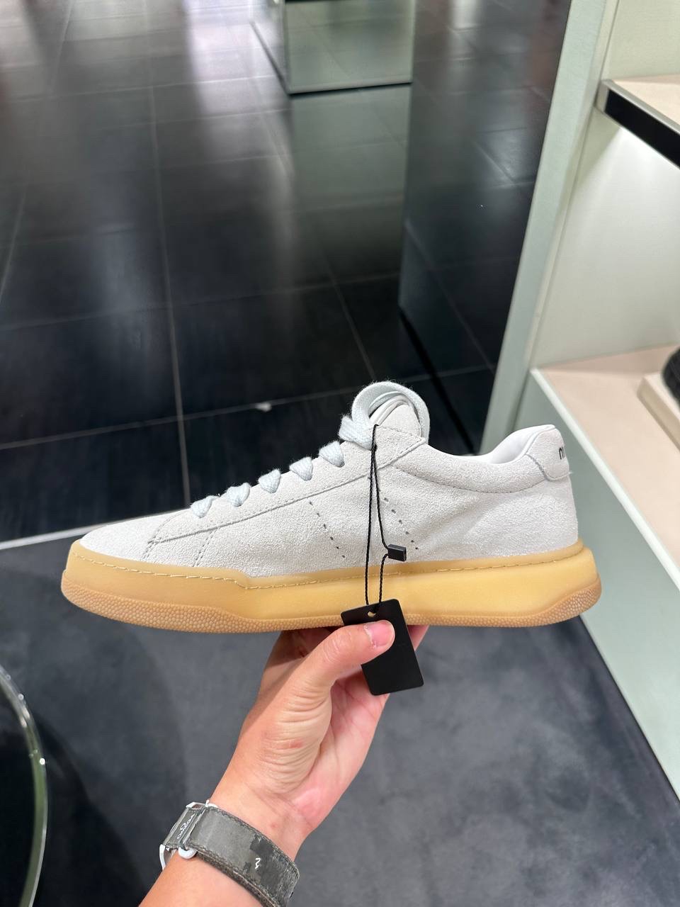 MIU MIU Sneakers side view - Women's luxury Shoes