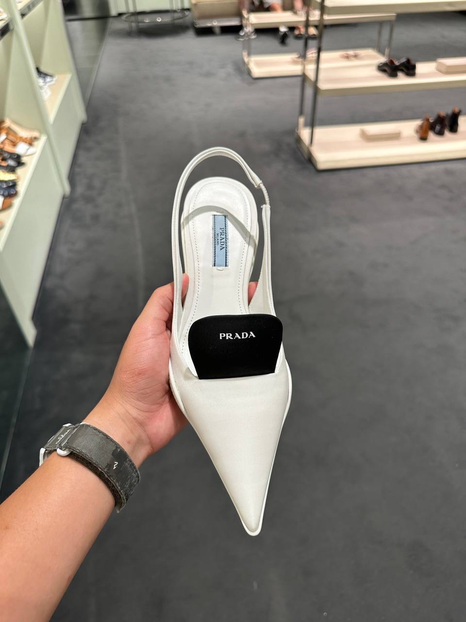 PRADA Sandals side view - Women's luxury Shoes
