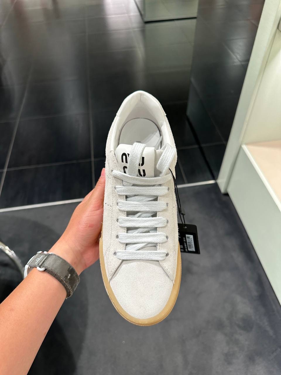 MIU MIU Sneakers side view - Women's luxury Shoes
