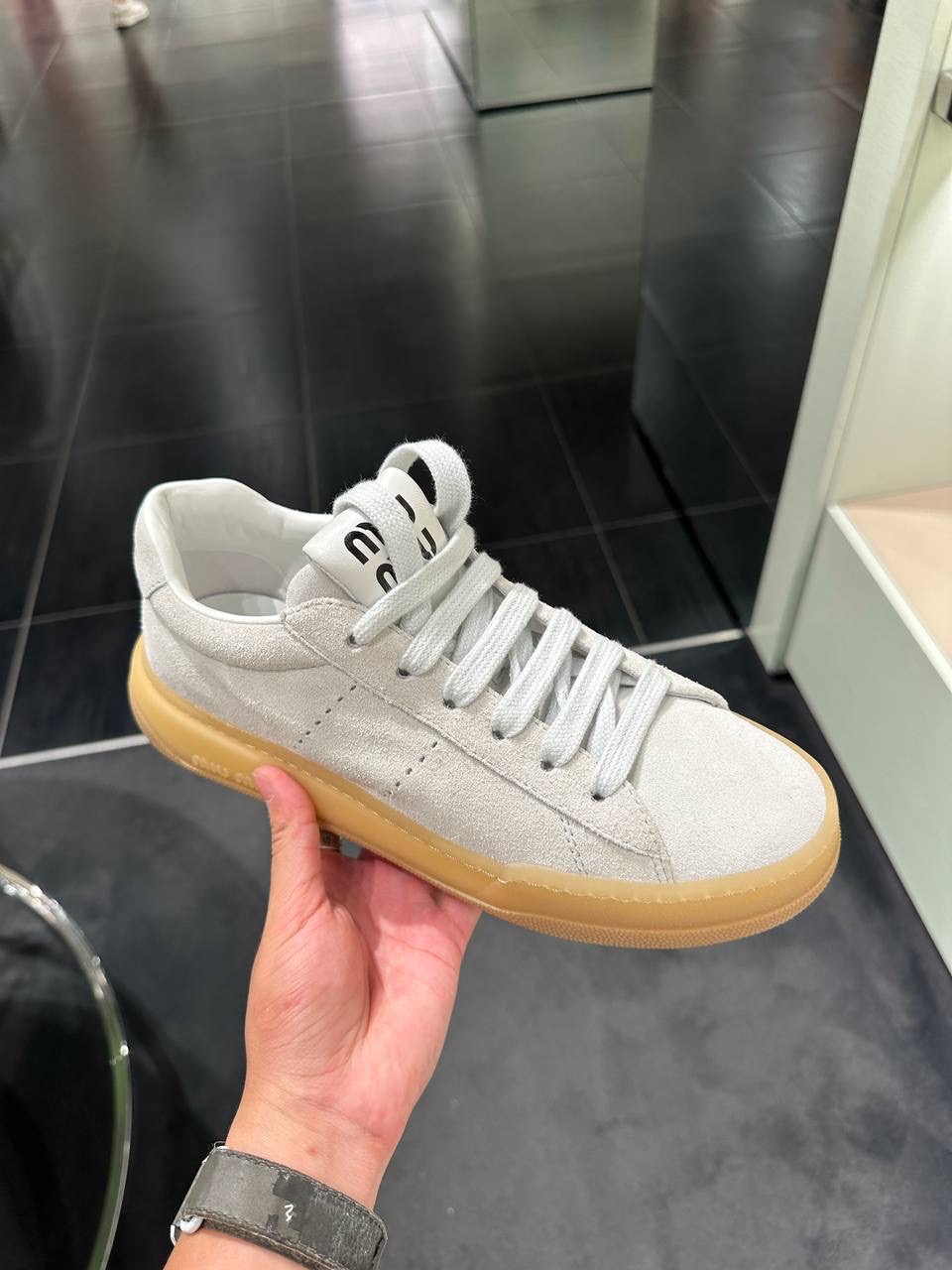 MIU MIU Sneakers side view - Women's luxury Shoes