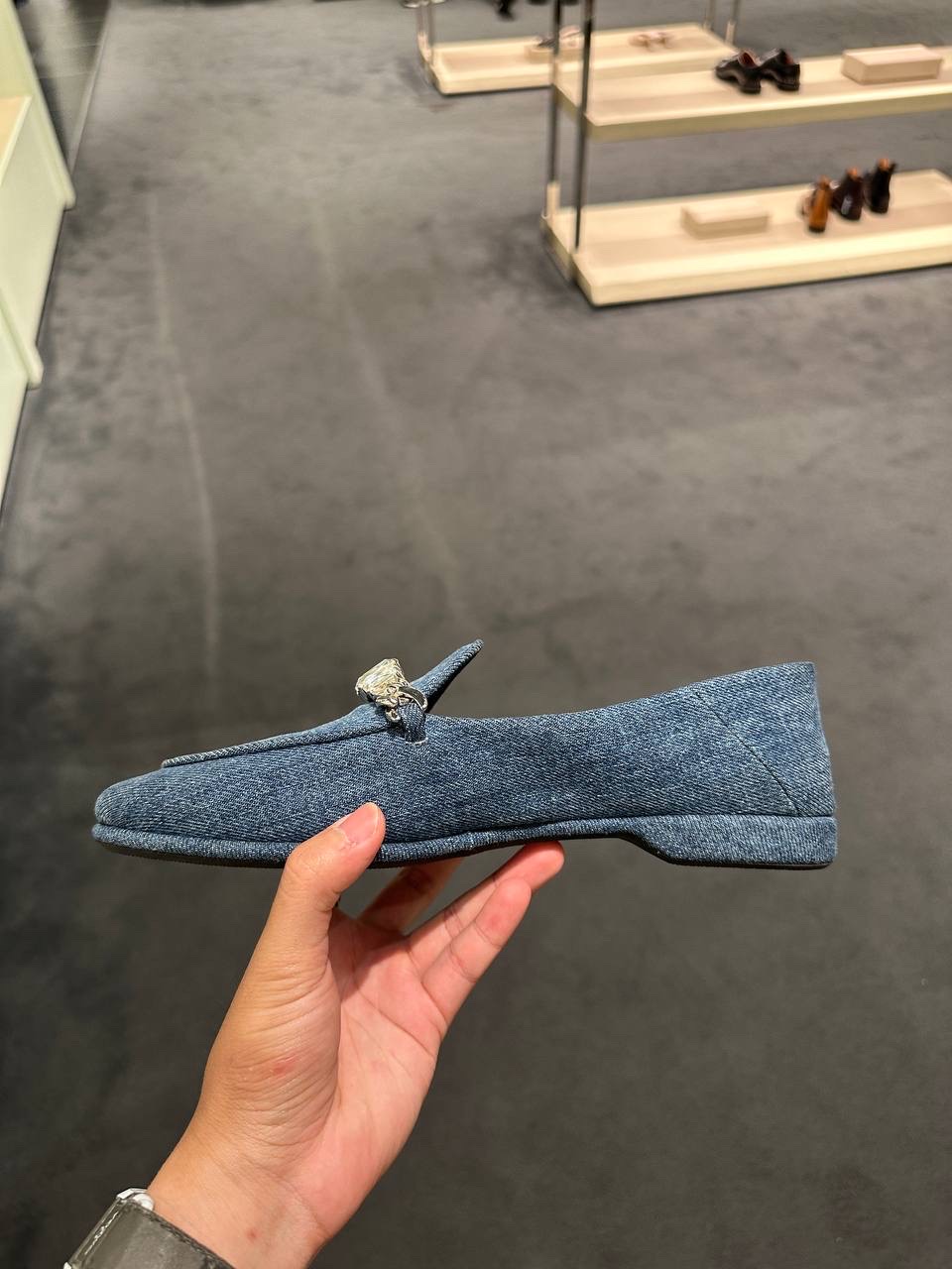 MIU MIU Moccasins side view - Women's luxury Shoes