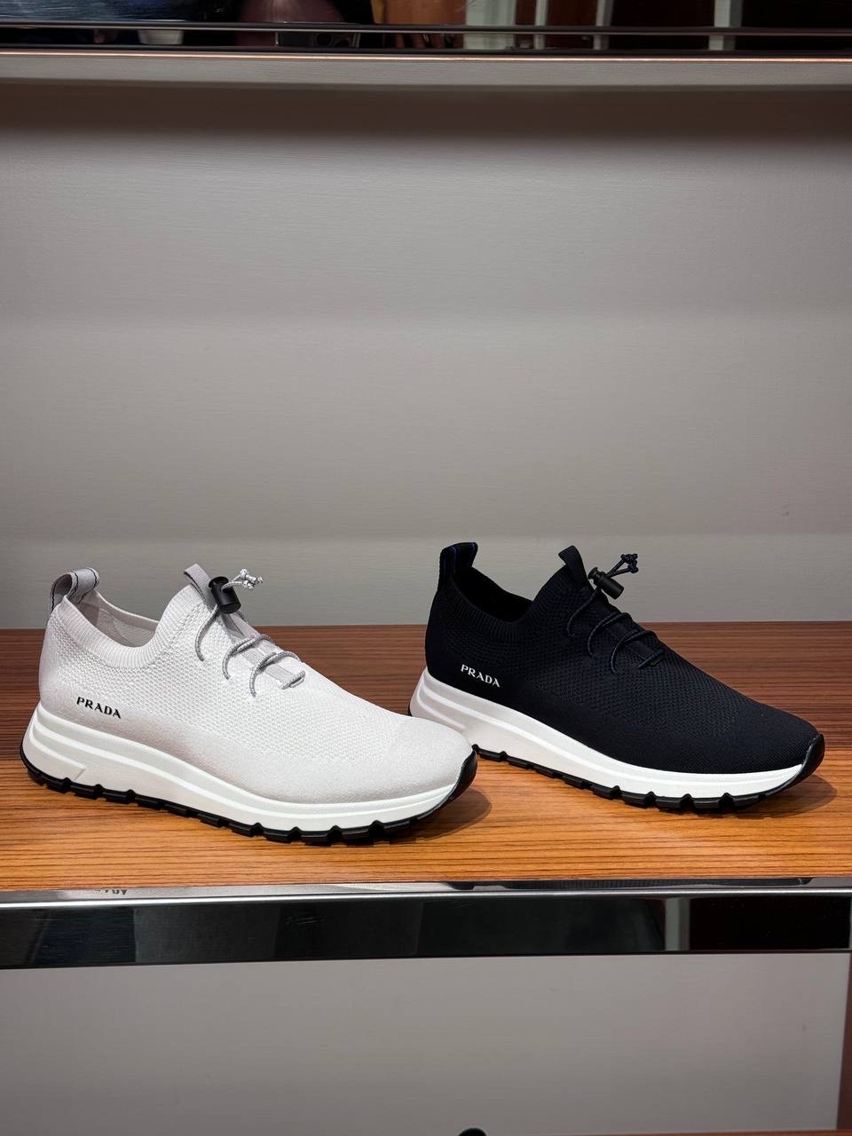 PRADA Sneakers side view - Men's luxury Shoes