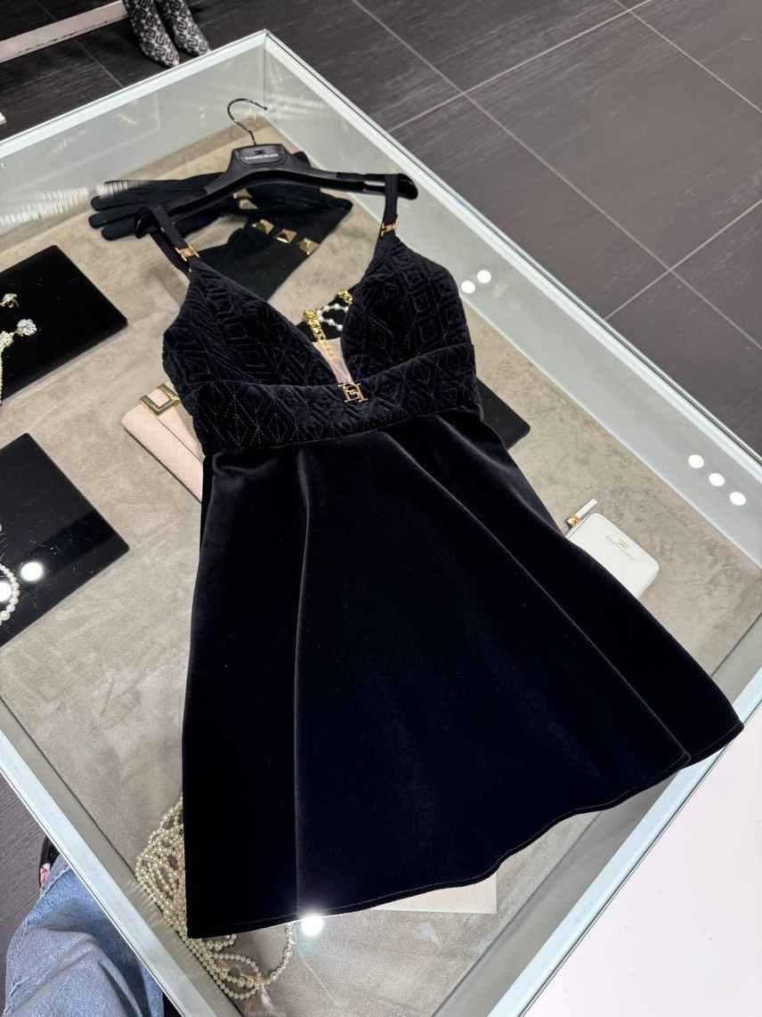 ELISABETTA FRANCHI Dresses front view - Women's luxury Clothes