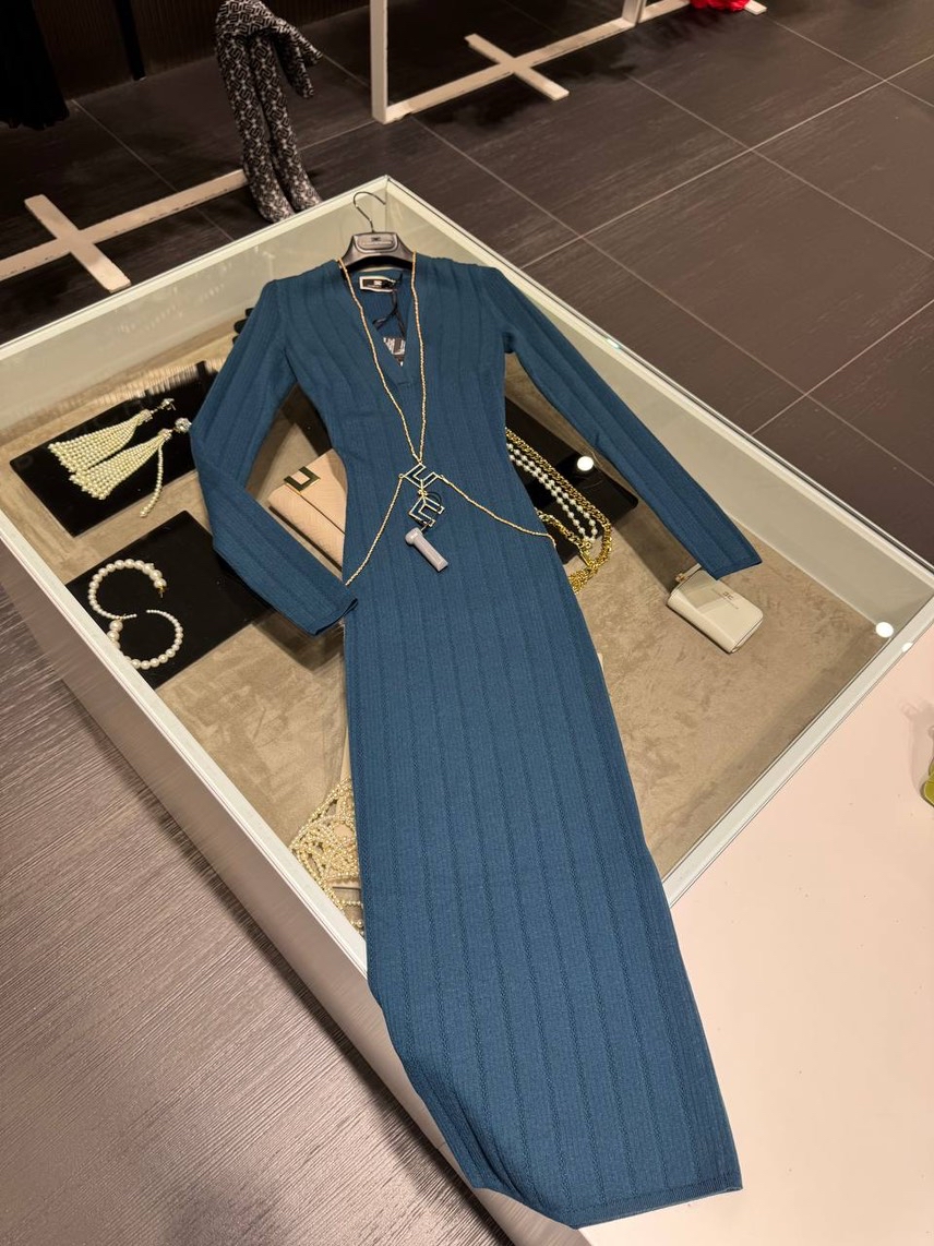 ELISABETTA FRANCHI Dresses front view - Women's luxury Clothes