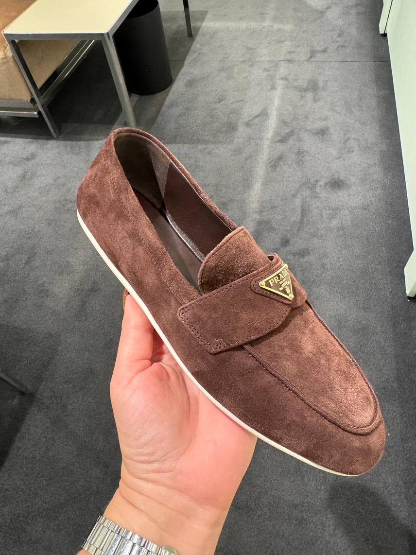 PRADA Moccasins front view - Women's luxury Shoes
