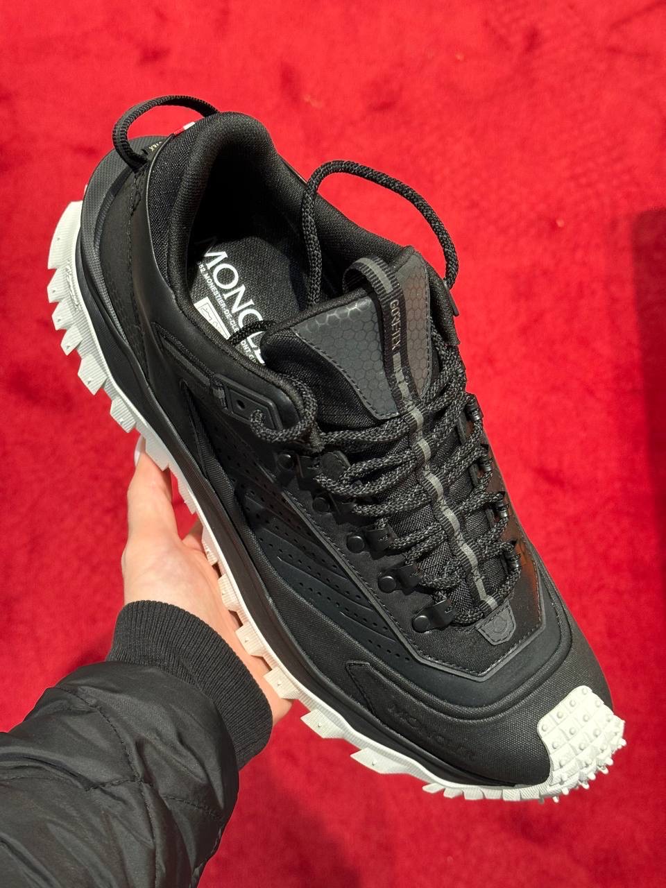MONCLER Sneakers side view - Men's luxury Shoes
