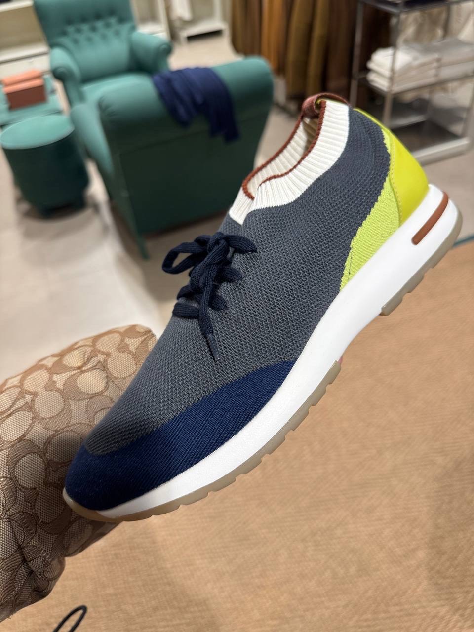 LORO PIANA Sneakers front view - Men's luxury Shoes