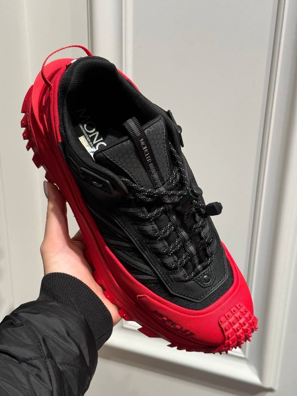 MONCLER Sneakers side view - Men's luxury Shoes