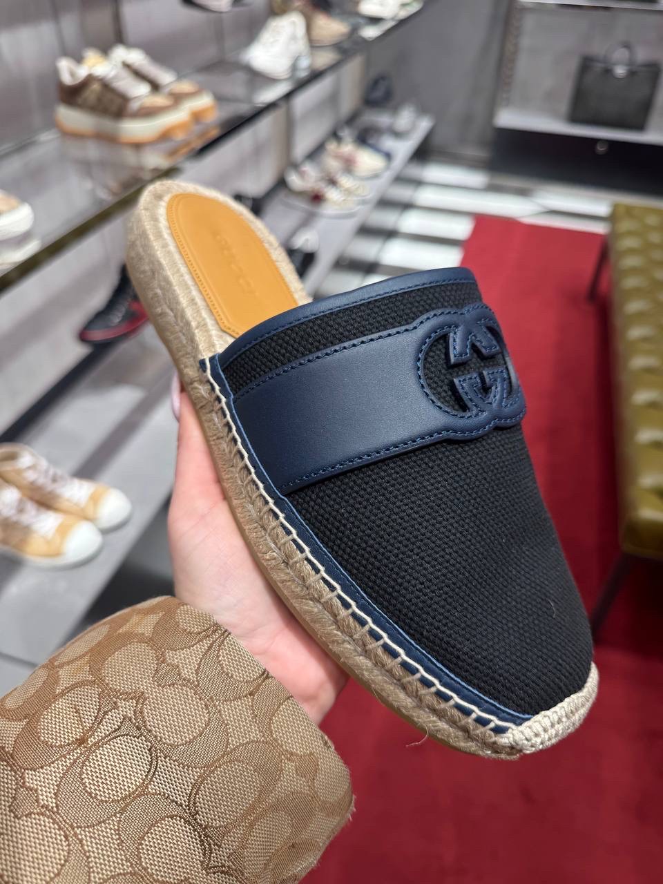 GUCCI Mules front view - Men's luxury Shoes