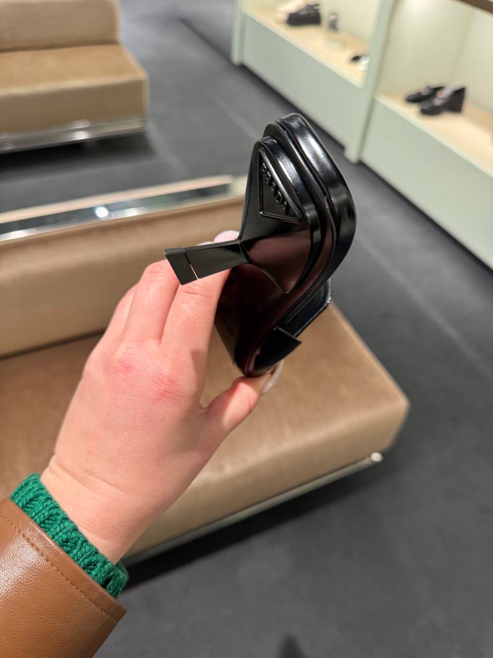 PRADA Mules side view - Women's luxury Shoes