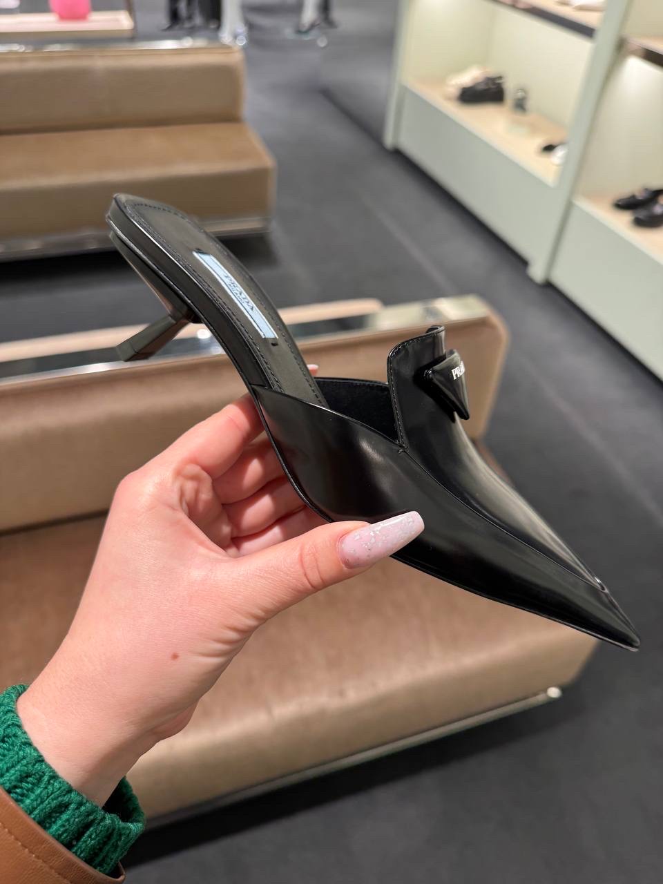 PRADA Mules front view - Women's luxury Shoes