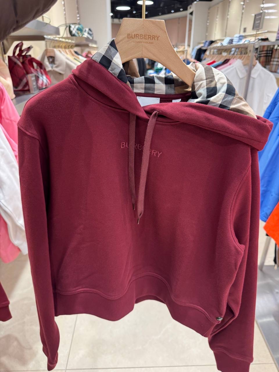 BURBERRY Hoodies front view - Women's luxury Clothes