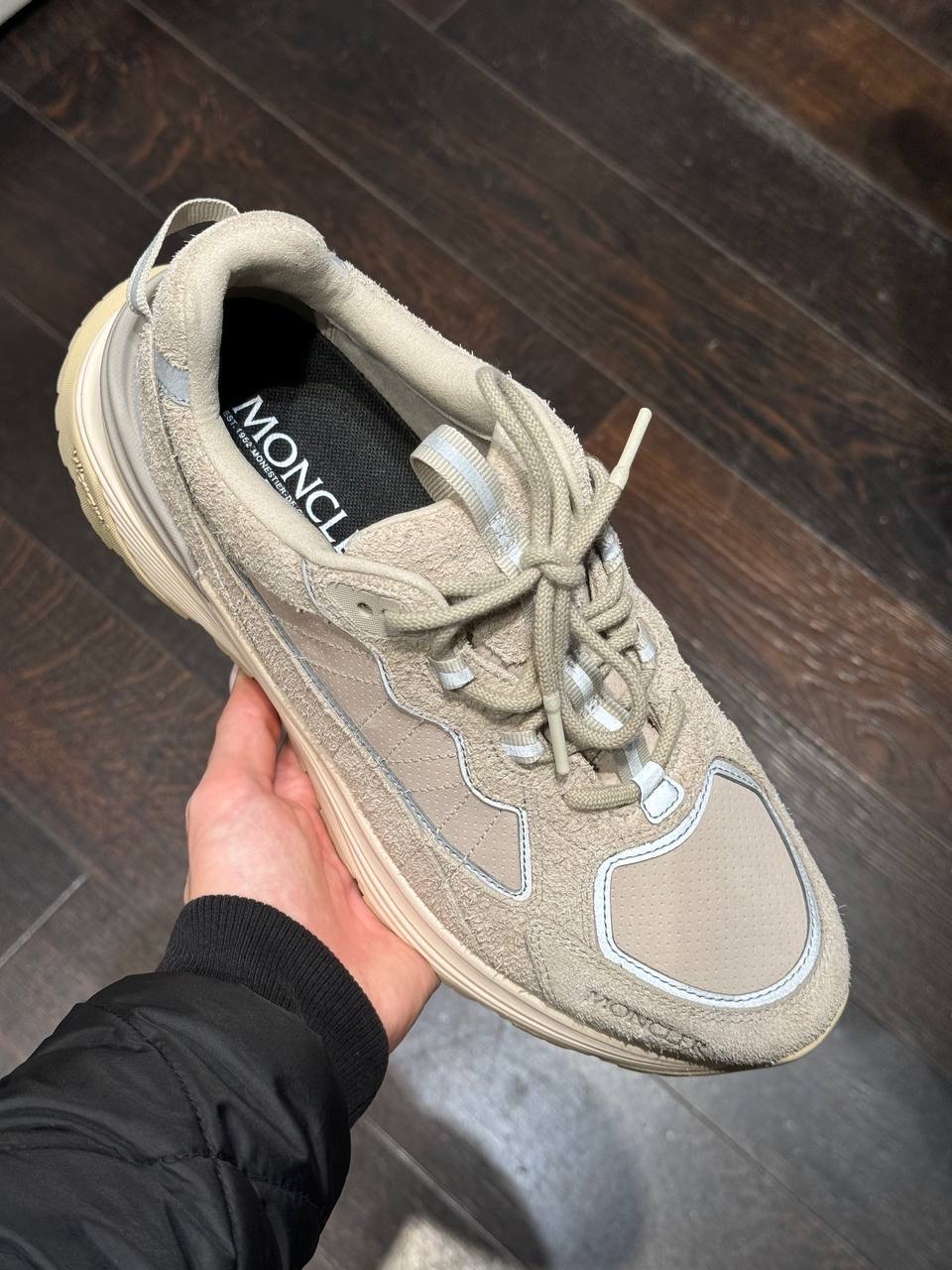 MONCLER Sneakers side view - Men's luxury Shoes