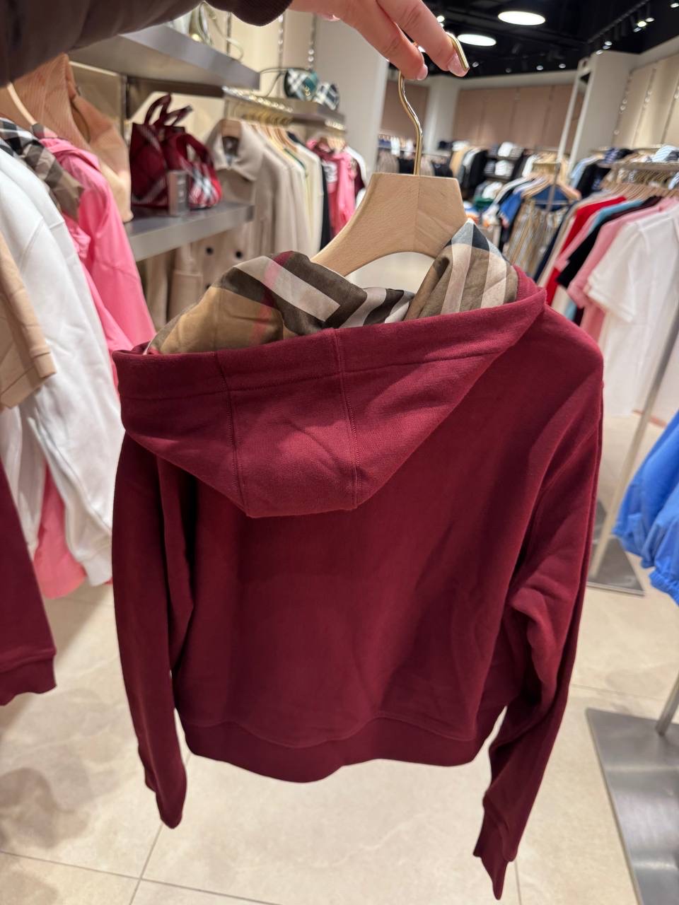 BURBERRY Hoodies side view - Women's luxury Clothes