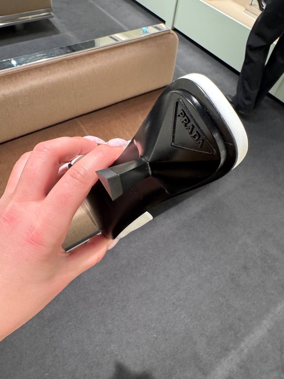 PRADA Mules side view - Women's luxury Shoes
