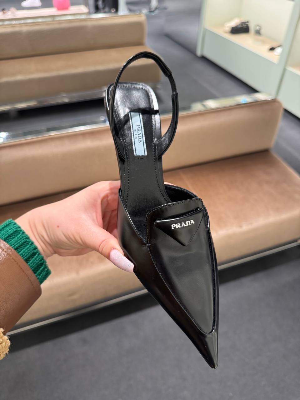 PRADA Sandals side view - Women's luxury Shoes