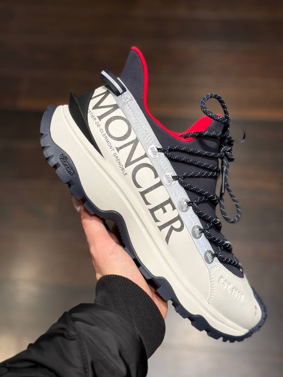 MONCLER Sneakers front view - Men's luxury Shoes