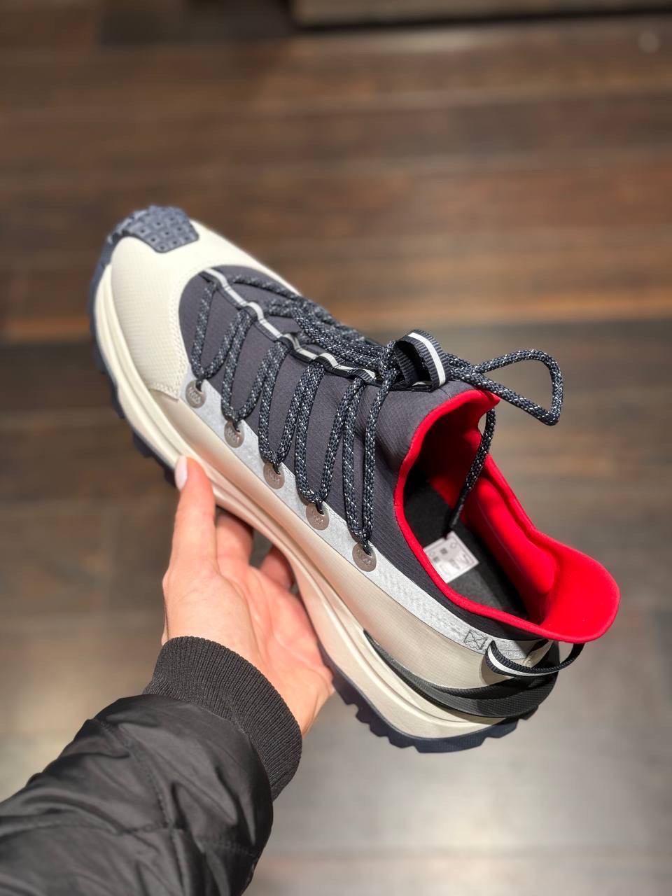 MONCLER Sneakers side view - Men's luxury Shoes