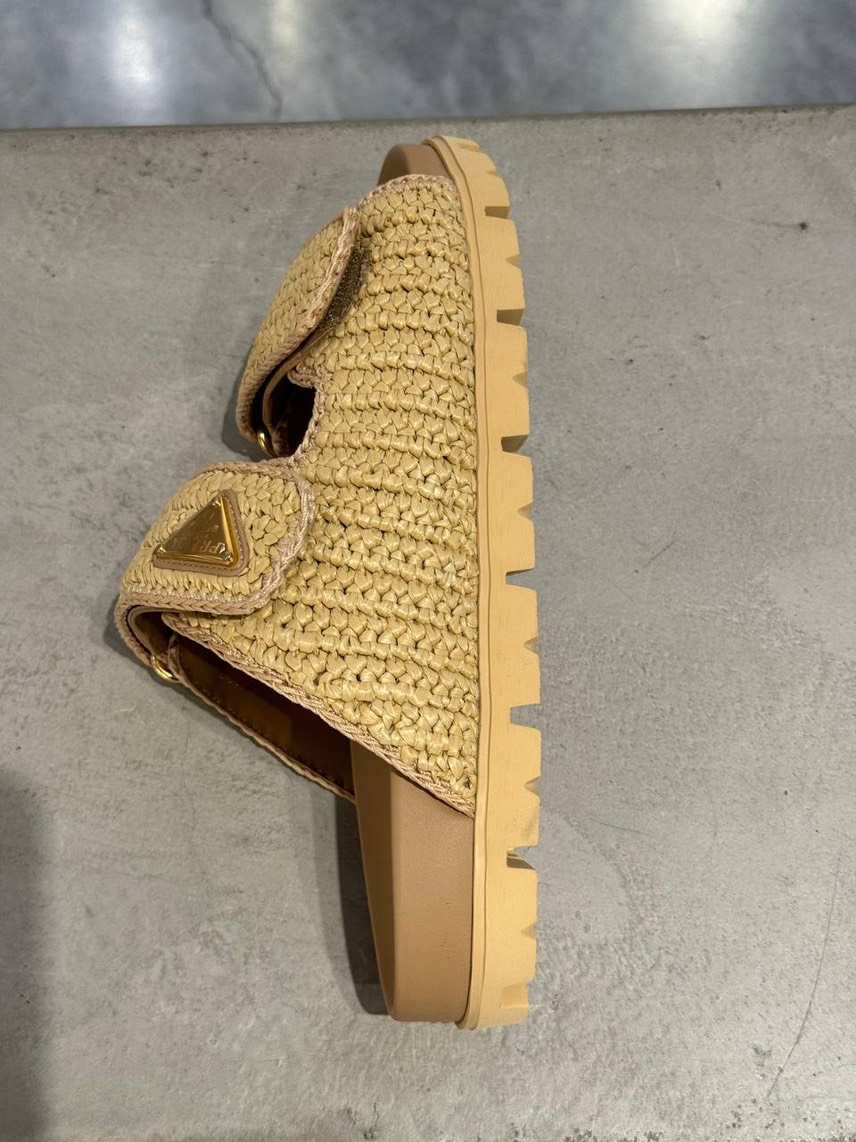 PRADA Slides side view - Women's luxury Shoes