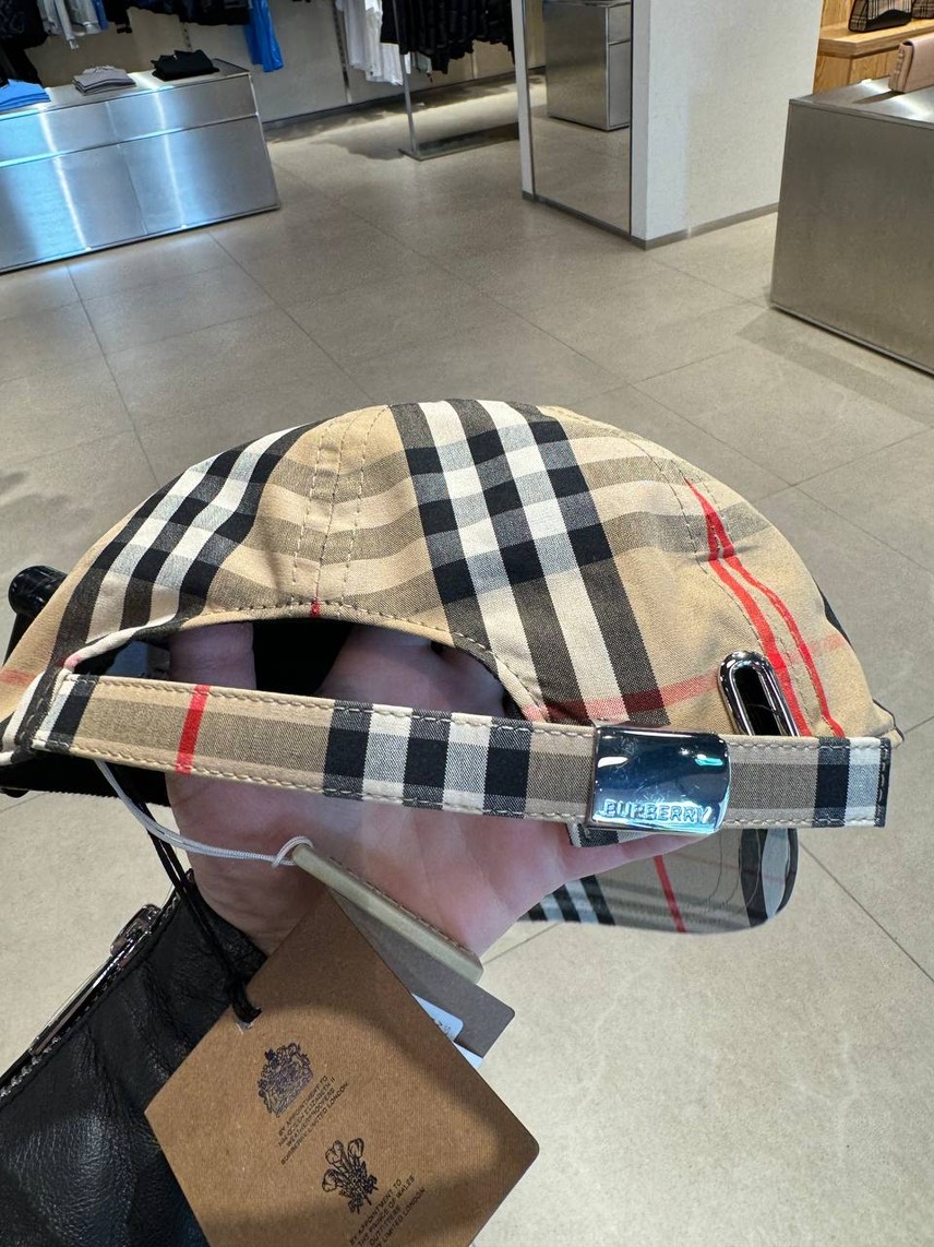 BURBERRY Caps and Hats side view - Men's luxury Accessories