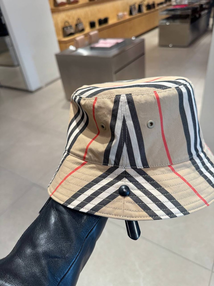 BURBERRY Caps and Hats front view - Men's luxury Accessories