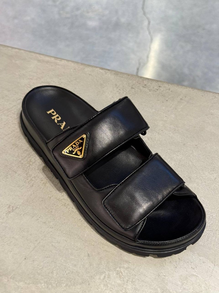 PRADA Slides front view - Women's luxury Shoes