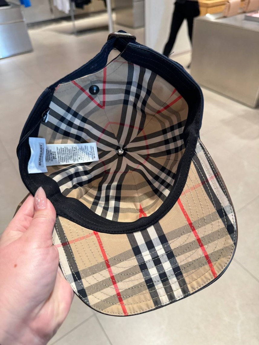 BURBERRY Caps and Hats side view - Men's luxury Accessories