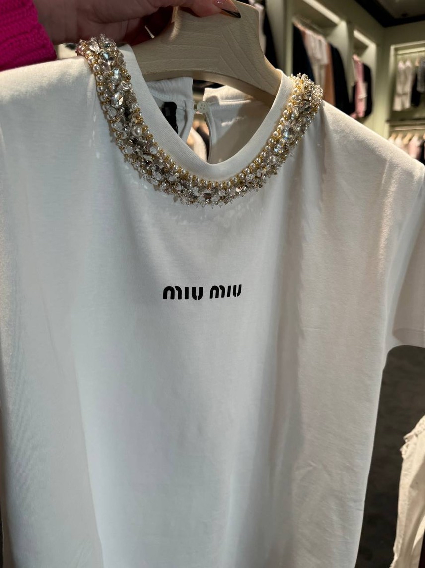 MIU MIU T-shirt and Polo side view - Women's luxury Clothes