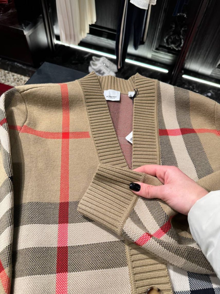 BURBERRY Cardigans side view - Women's luxury Clothes