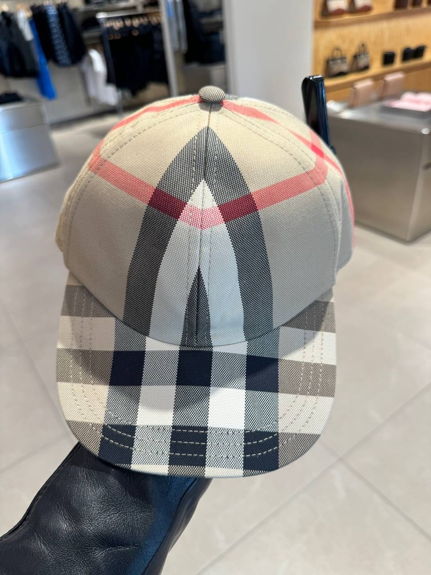BURBERRY Caps and Hats front view - Men's luxury Accessories