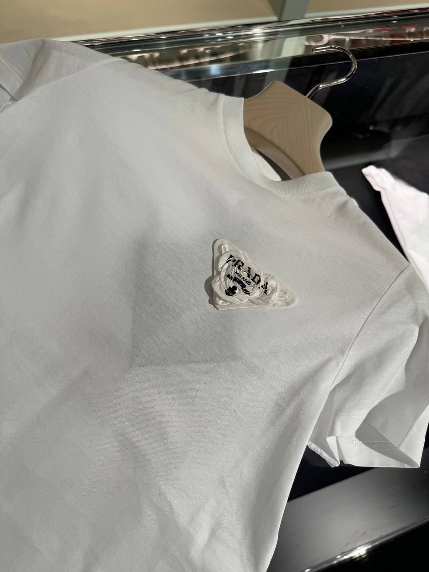 PRADA T-shirt and Polo side view - Women's luxury Clothes
