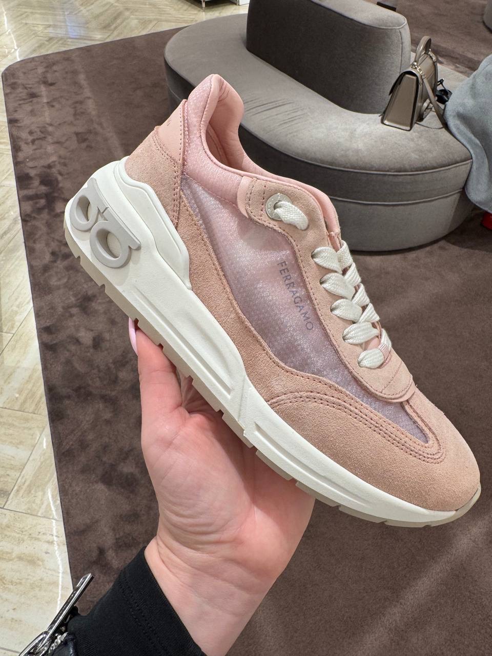 SALVATORE FERRAGAMO Sneakers front view - Women's luxury Shoes