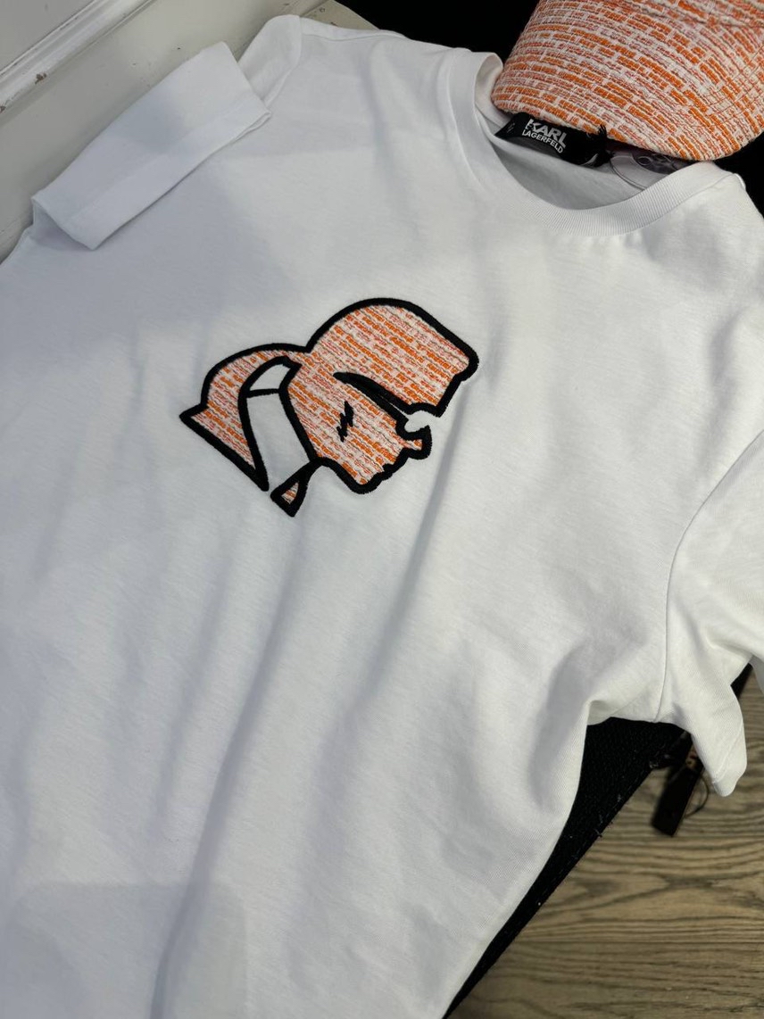 KARL LAGERFELD T-shirt and Polo side view - Women's luxury Clothes