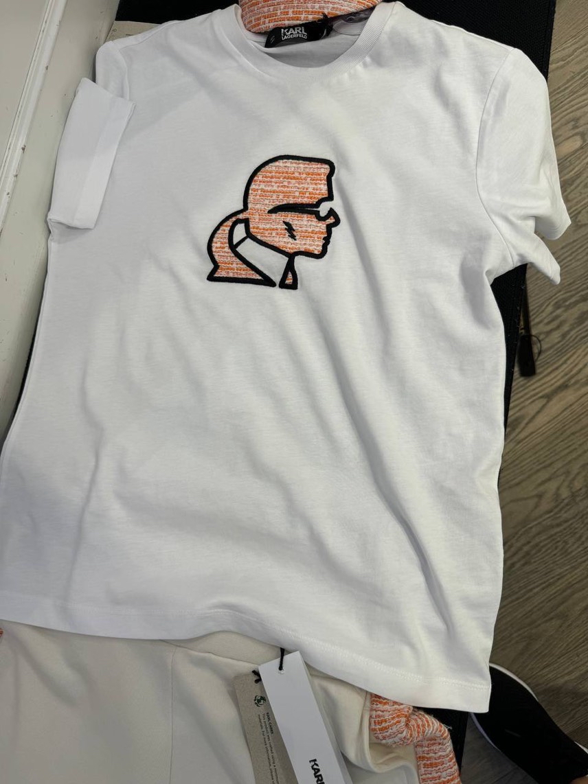 KARL LAGERFELD T-shirt and Polo front view - Women's luxury Clothes