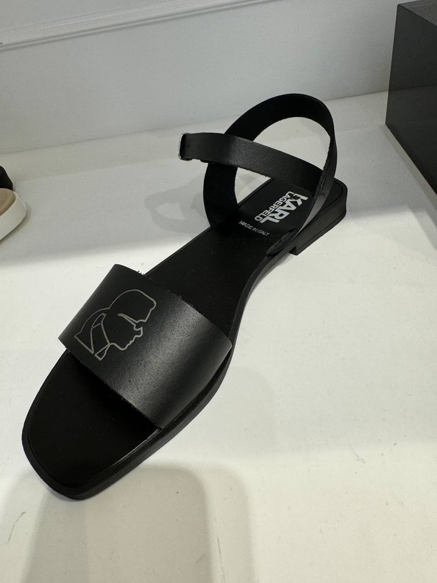 KARL LAGERFELD Sandals side view - Women's luxury Shoes