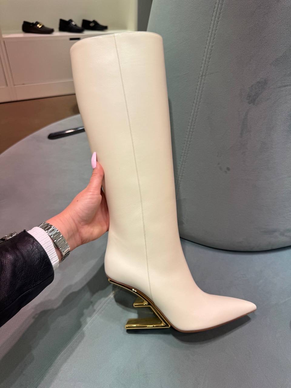 FENDI Boots front view - Women's luxury Shoes