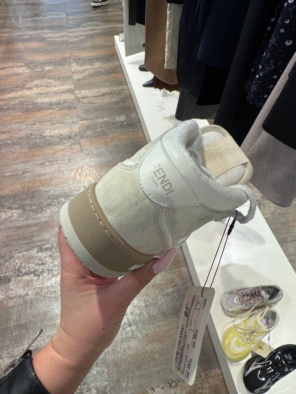 FENDI Sneakers side view - Women's luxury Shoes