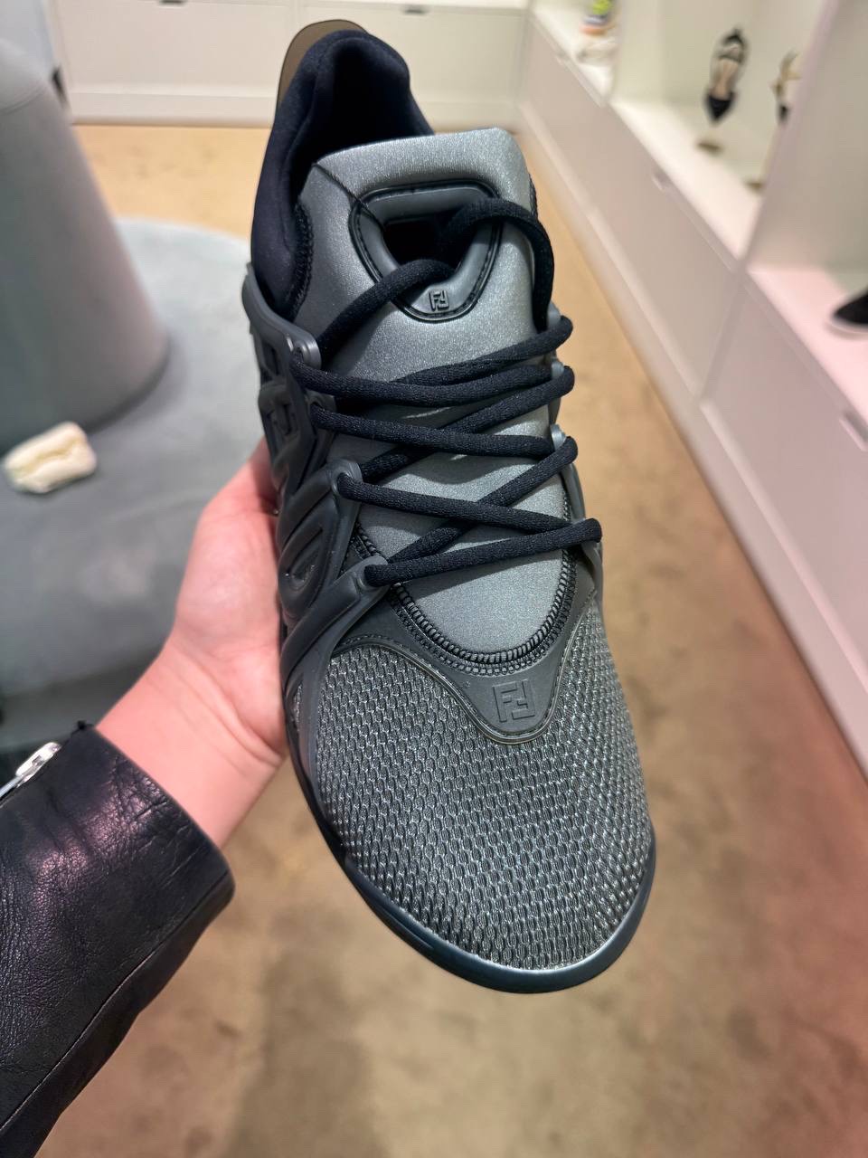 FENDI Sneakers side view - Men's luxury Shoes
