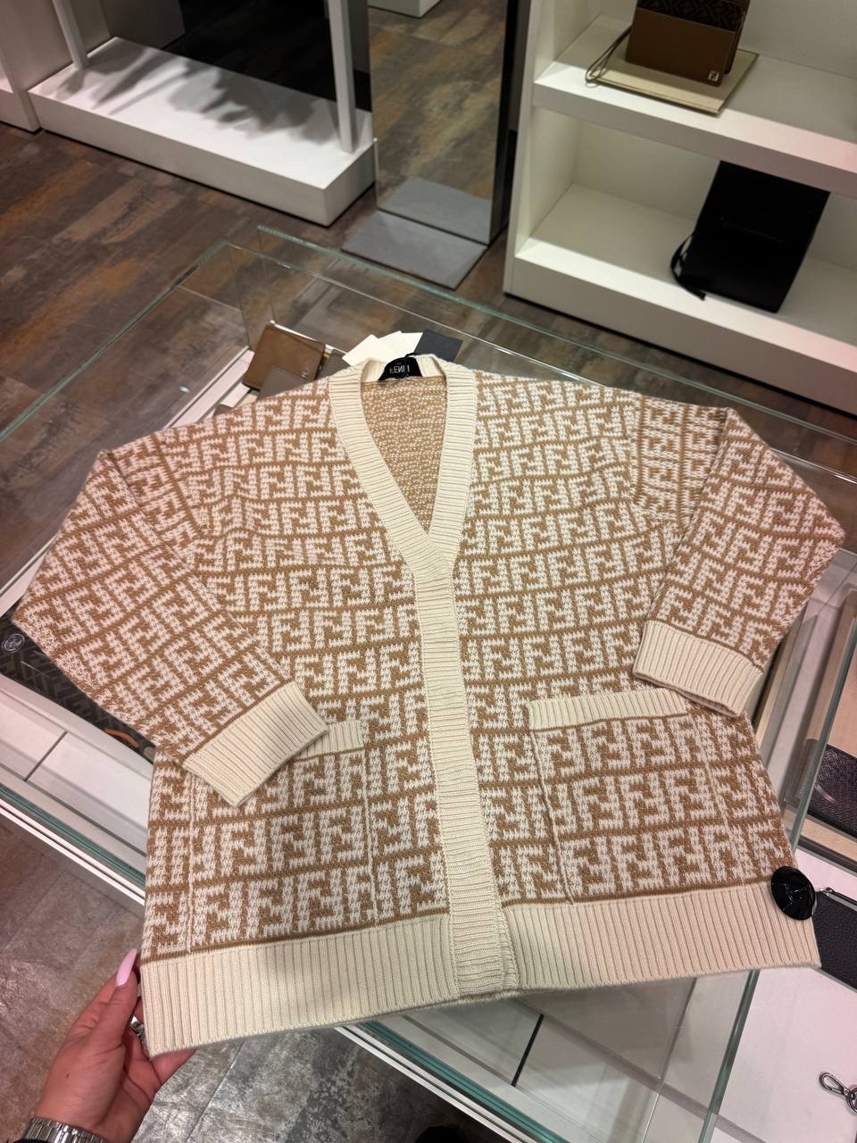 FENDI Cardigans front view - Women's luxury Clothes