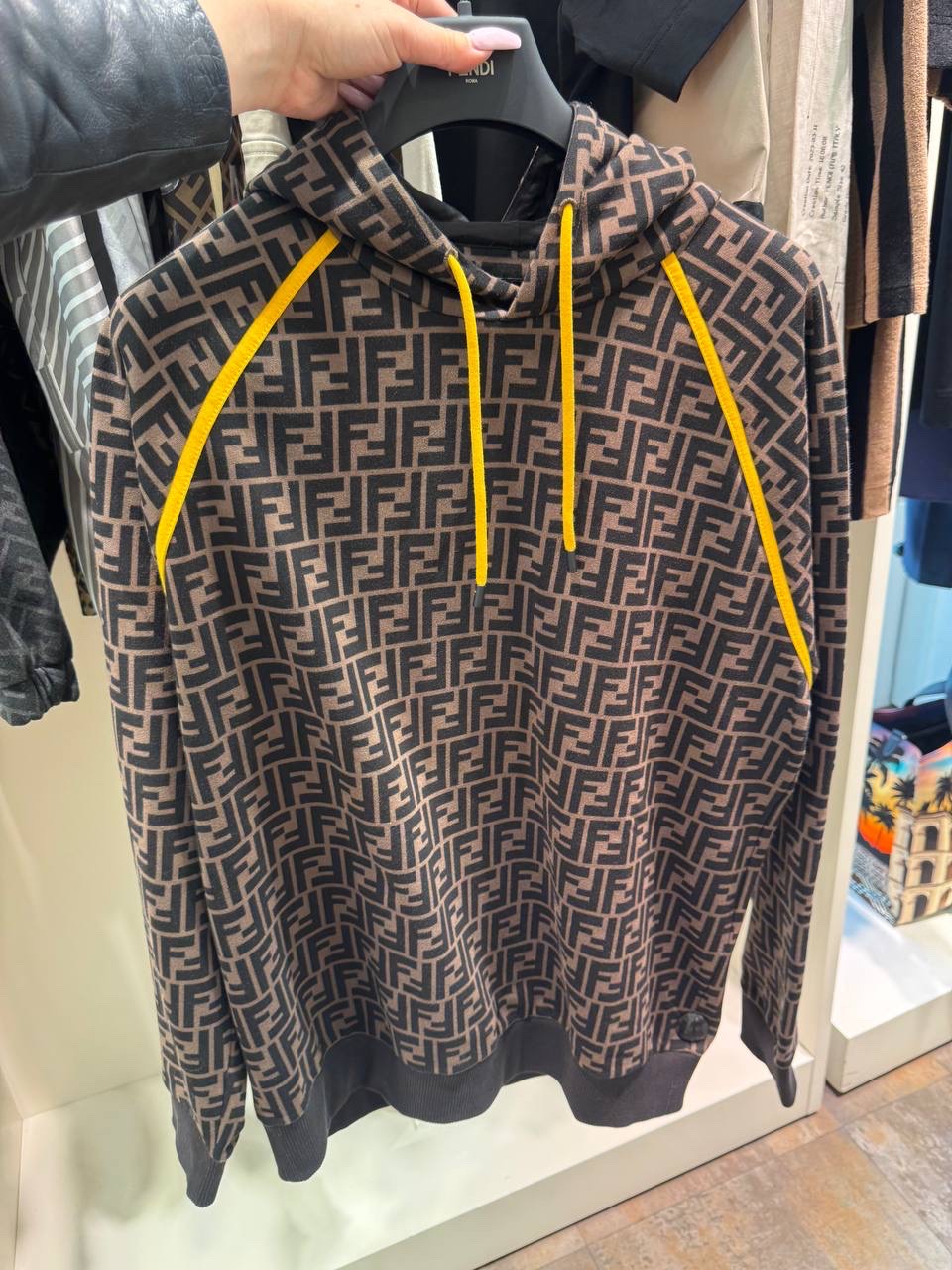 FENDI Hoodies front view - Men's luxury Clothes