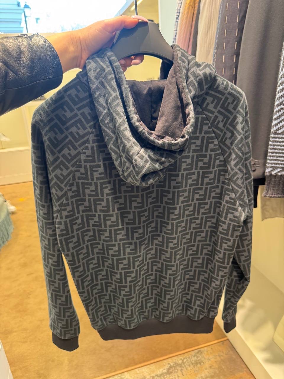 FENDI Hoodies side view - Men's luxury Clothes