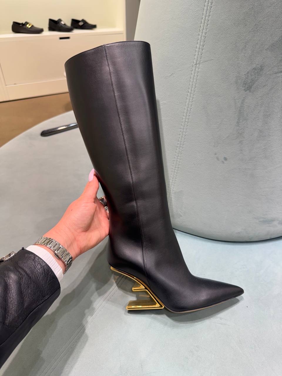 FENDI Boots front view - Women's luxury Shoes