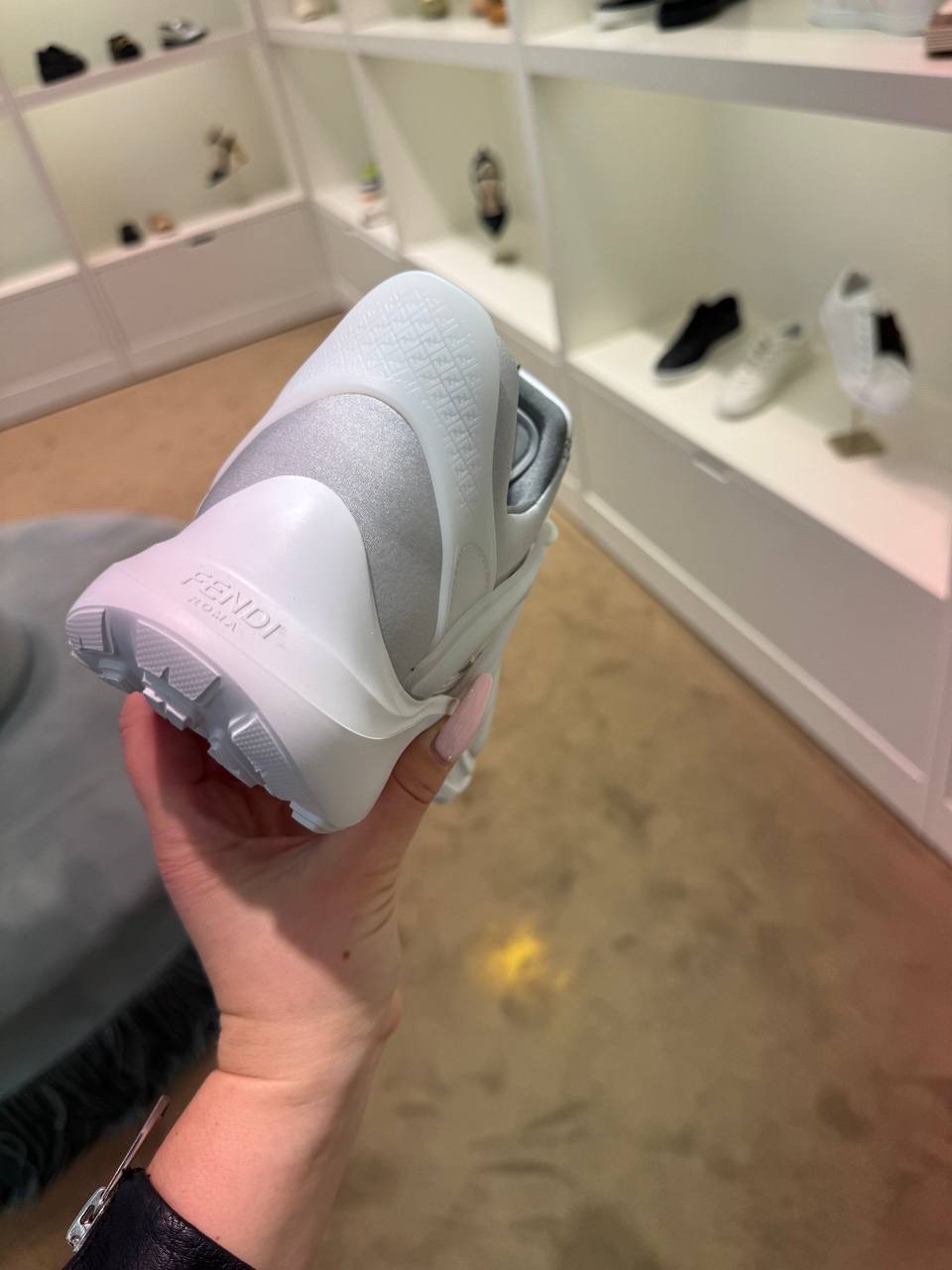 FENDI Sneakers side view - Men's luxury Shoes