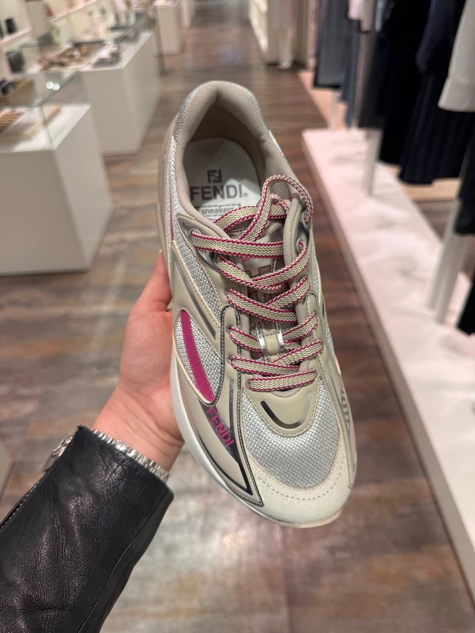 FENDI Sneakers side view - Women's luxury Shoes