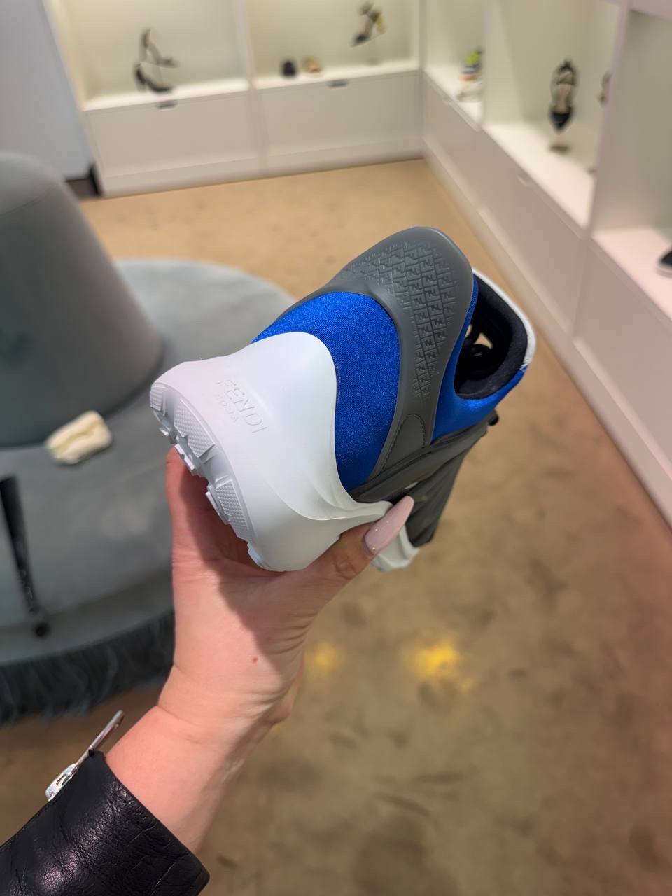 FENDI Sneakers side view - Men's luxury Shoes