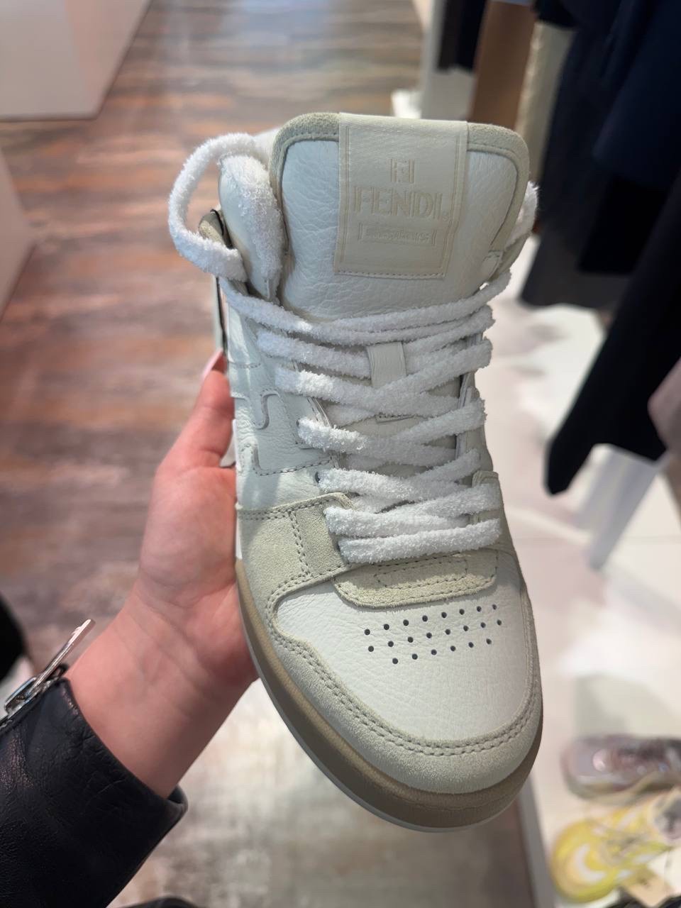 FENDI Sneakers side view - Women's luxury Shoes