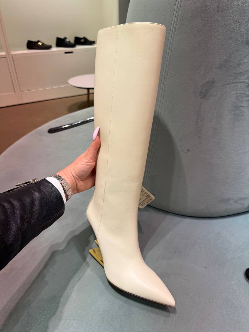 FENDI Boots side view - Women's luxury Shoes