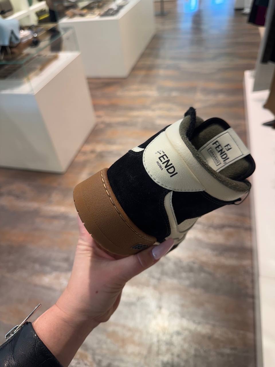FENDI Sneakers side view - Women's luxury Shoes