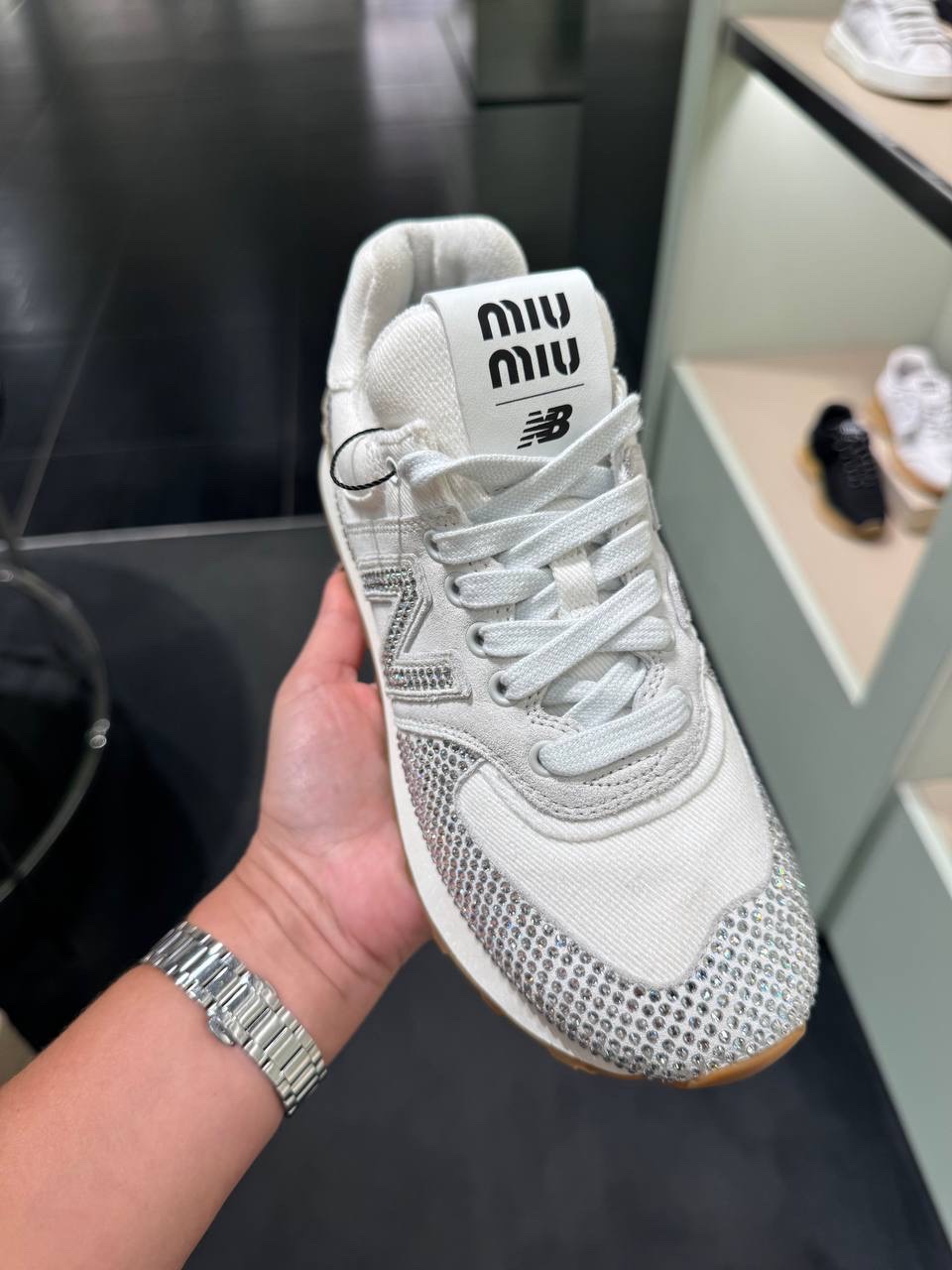 MIU MIU Sneakers side view - Women luxury Shoes