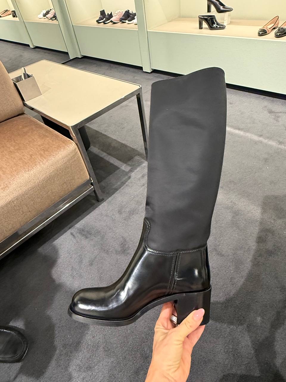 PRADA Boots side view - Women luxury Shoes